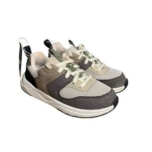 Art Class Bear Kids Gray Tan Olive Green Mesh Lace Up Sneakers Size 13 NWT